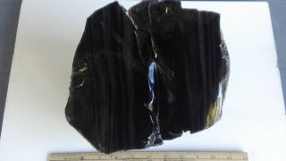 14,  Lbs Silver Sheen Obsidian,  Glass Butte,  Oregon.  Rough Cutting/knapping Stock.