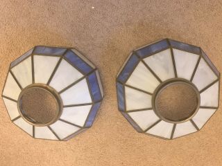 2 Tiffany Style Stained Glass Lamp Shade