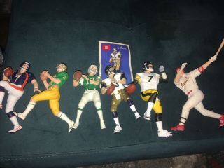 Hallmark Collectible Sports Ornaments 6 Total Nfl Mlb