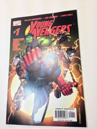 Young Avengers 1 Comic Book 2005 1st Kate Bishop Hawkeye Hulkling