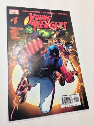 Young Avengers 1 Comic Book 2005 1st Kate Bishop Hawkeye Hulkling 2