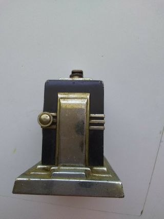 Vintage Ronson Touch Tip Lighter & Watch / Clock Combination Table Lighter Parts 3