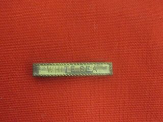 Wwi Us Navy Victory Medal Bar White Sea