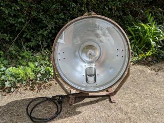 Lovely Vintage Industrial Gec Light,  Large Aircraft Search Lamp Circa 1930s
