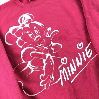 Vintage 90s Minnie Mouse Crewneck Sweatshirt Size Medium Retro Disney (Fits S) 2