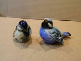 2 Goebel Sparrow Bird Figurines Cv 72 & 74 W.  Germany Brown/black Vintage