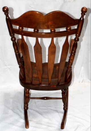Vintage Lock 1776 Solid Birch Rocking Chair 3