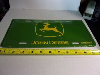 John Deere Green And Yellow Logo Licence Plate