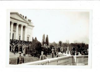 Wwi Press Photo - Ceremony At Grave Of Unknown Soldier - Washington Dc