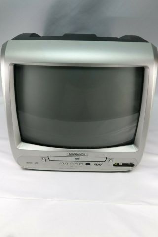 Magnavox Cd130mw8 13 " Sdtv Crt Tv Dvd Combo Player Vintage Retro Video Gaming