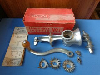 Universal Cast Iron Food And Meat Chopper No.  1 Union Mfg Co Britain Conn