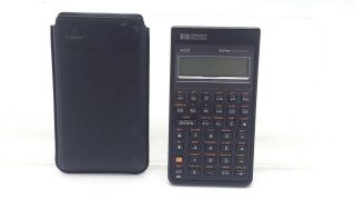 Hp 42s Rpn Vintage Programmable Scientific Calculator,  Cover,  Batteries -