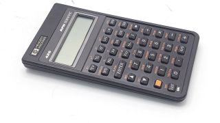HP 42S RPN Vintage Programmable Scientific Calculator,  Cover,  Batteries - 3