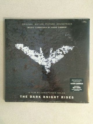 Batman The Dark Knight Rises Soundtrack 2 Lp Blue / Hans Zimmer Rare