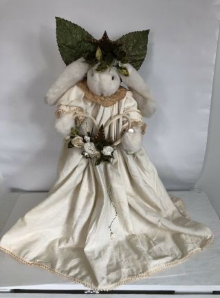 1995 Bunnies By The Bay " Angelic " Plush Rabbit Limited Edition 1234