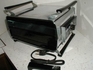 Vintage Munsey Flip - Over Oven Baker Broiler Toaster Chrome