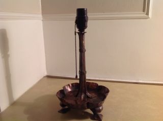 Copper Arts And Craft Lamp