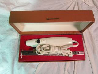 Vintage Universal Electric Slicing / Fillet 8 " Knife W/ Case Model Uk - 1