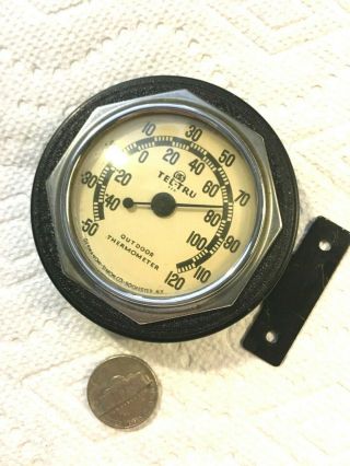 Vintage TEL - TRU Outdoor Thermometer Rochester,  NY Germanow - Simon Co 2