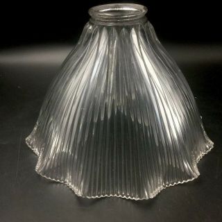 Vintage Holophane Prismatic Pendant Light Shade,  Chandelier Antique Lamp