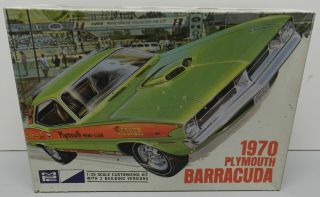 1970 Plymouth Barracuda Cuda Sublime Green Mopar 70 Stock Drag 426 Mpc Model Kit