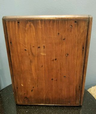 Antique/Vintage Solid Wood Apothecary Spice Cabinet 3 Drawers 10 