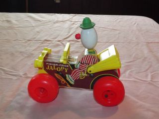 Vintage Toy 1965 Fisher Price Pull Toy Jalopy