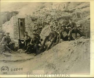 Press Photo German Prisoners Guarded By Us Soldiers In World War I - Pim07201