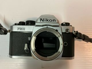 As - Is Broken? - Vintage Nikon Fm2 35mm Slr Film Camera (body Only) Japan Fm - 2