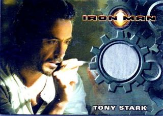 2008 Robert Downey Jr.  Iron Man Movie 1 (shirt) Costume Card