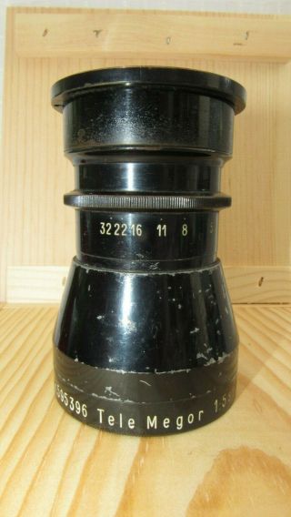 Vintage Optik Tele Magor 1:5.  5 Foc 12 Inch Hugo Meyer & Co GÖrlitz & Ny Lens Nr