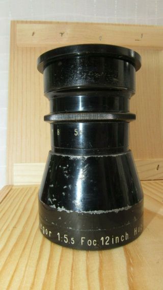 Vintage OPTIK TELE MAGOR 1:5.  5 Foc 12 inch HUGO MEYER & CO GÖRLITZ & NY LENS NR 3