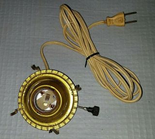 Vintage Oil Lamp To Electric 2 Burner Conversion Kit Pre - Wired & Ready To Use