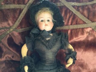 Antique Germany Armand Marseille Mabel Doll Bisque W Fabric Body Can Can Dancer