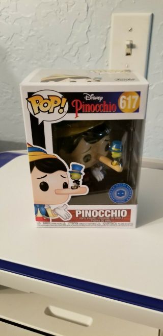 Funko Pop Pinocchio With Jiminy Cricket / / Exclusive Pop In A Box