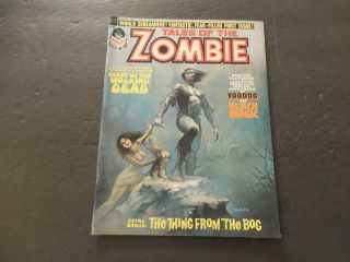 Tales Of The Zombie 1 1973 Bronze Age Bw Marvel Mag Walking Dead Id:18774