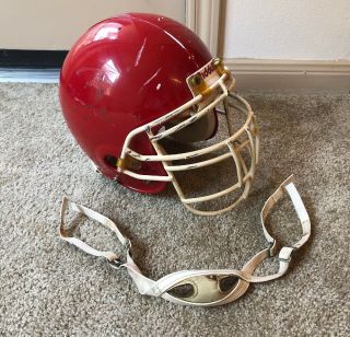 Vtg Riddell Game Worn Adult Wd1 Football Helmet Xl 7 5/8 College Nfl 1990s
