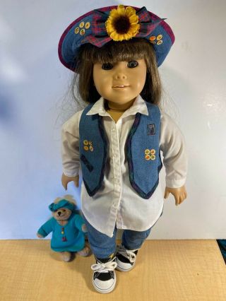 Vintage Pleasant Company 1995 1st American Girl Doll Of Today W/ Outfit