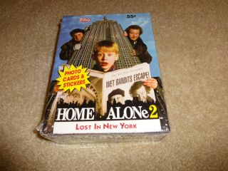 1992 Topps Home Alone 2 Lost In York Photo Card Box 36 Packs