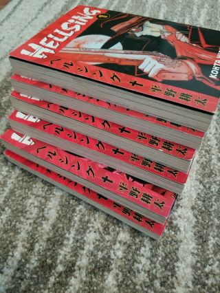 Hellsing Vol 1 - 6 English Manga - Dark Horse Comics PLUS Season 1 DVD Anime 2 - disc 2