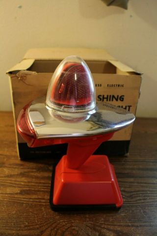 Vintage Like In The Box Cordless Electric Flashing Safety Stop Light