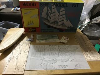 Vintage Sterling Models Inc.  Wood Ship Model Kit Us Coast Guard Eagle G9 11 1/4