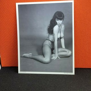 BUNNY YEAGER 8x10 PHOTO BETTIE PAGE FAMOUS PHOTOGRAPHER RARE 24 2