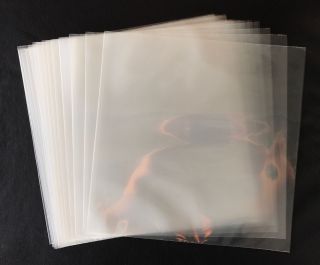 1000 Clear Poly 45rpm Outer Sleeves Custom 7 " Vinyl Record Covers