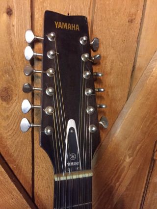 Vintage Yamaha Guitar FG - 230 Red Label 12 String Acoustic 2