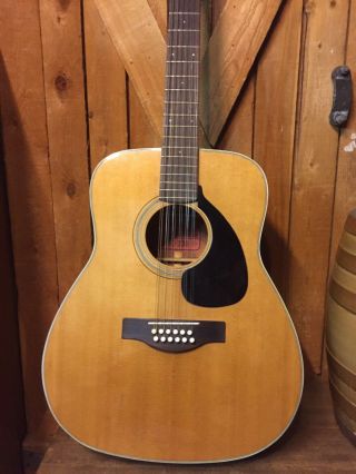 Vintage Yamaha Guitar FG - 230 Red Label 12 String Acoustic 3