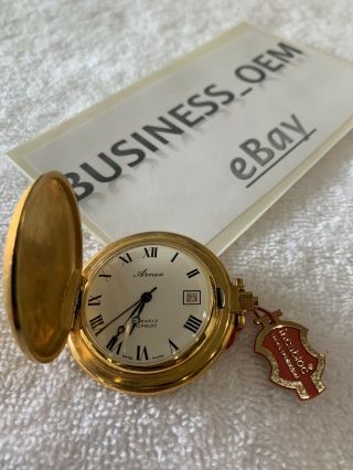 Vintage Arnex 17 Jewels Pocket Watch Swiss Made