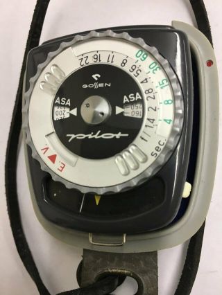 Vintage Gossen Pilot Light Meter w/ Hard Case 3