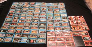 1979 James Bond 007 Moonraker Movie 99 Card & 22 Sticker Complete Set Topps
