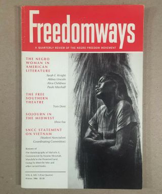 1966 Freedomways Quarterly Review Of The Negro Freedom Movement Vol.  6 No.  1